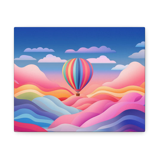 A Soaring Balloon Journey Canvas Print