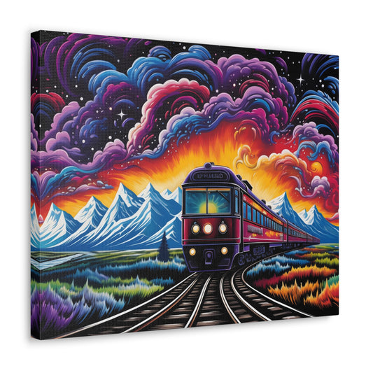 Magical Dream Train Canvas Print
