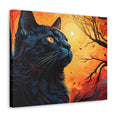 Load image into Gallery viewer, Fiery Sun Cat Canvas Print
