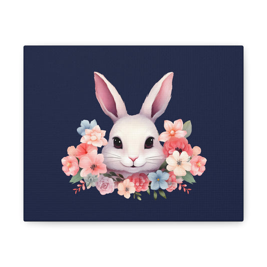 Spring Blossom Bunny Canvas Print