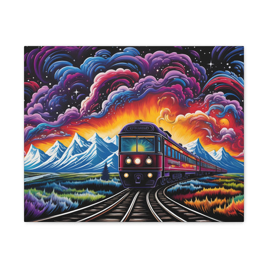 Magical Dream Train Canvas Print