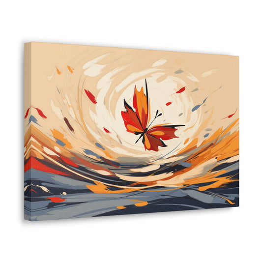 The Butterfly's Calming Effect Canvas Print