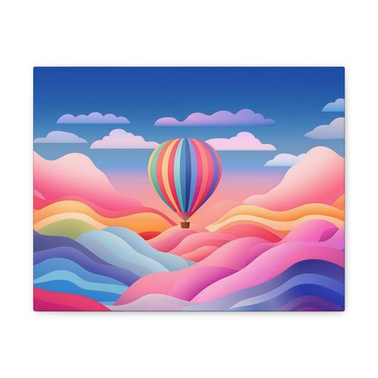 A Soaring Balloon Journey Canvas Print
