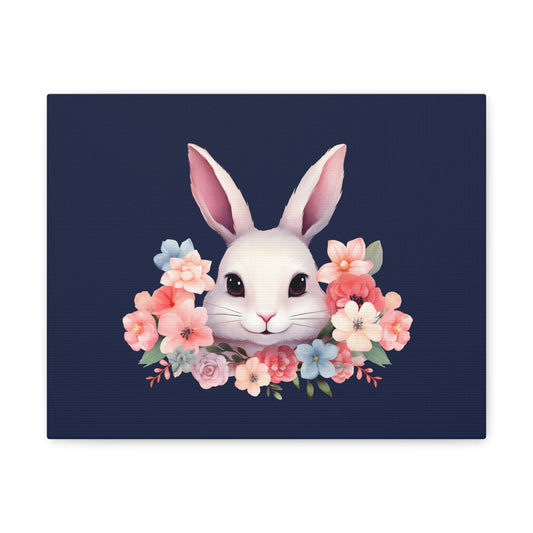 Spring Blossom Bunny Canvas Print